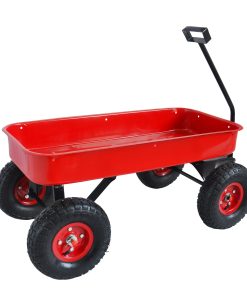 Outdoor Wagon All Terrain Pulling Wood Railing Air