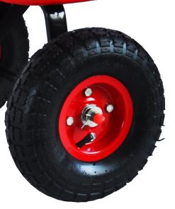 Outdoor Wagon All Terrain Pulling Wood Railing Air