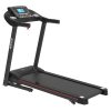 Smart Motorized Treadmill with Manual Incline and Air Spring & MP3, 5" LCD Display
