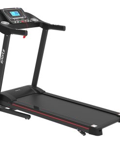 Smart Motorized Treadmill with Manual Incline and Air Spring & MP3, 5" LCD Display