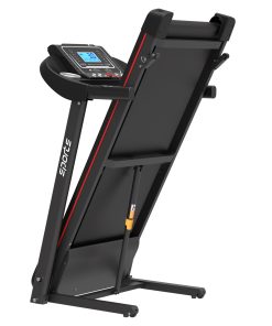 Smart Motorized Treadmill with Manual Incline and Air Spring & MP3, 5