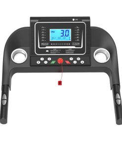 Smart Motorized Treadmill with Manual Incline and Air Spring & MP3, 5