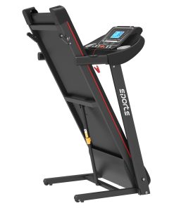 Smart Motorized Treadmill with Manual Incline and Air Spring & MP3, 5