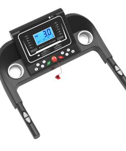 Smart Motorized Treadmill with Manual Incline and Air Spring & MP3, 5