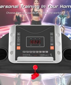 1.5HP Electric Running, Jogging & Walking Machine with Device Holder & Pulse Sensor