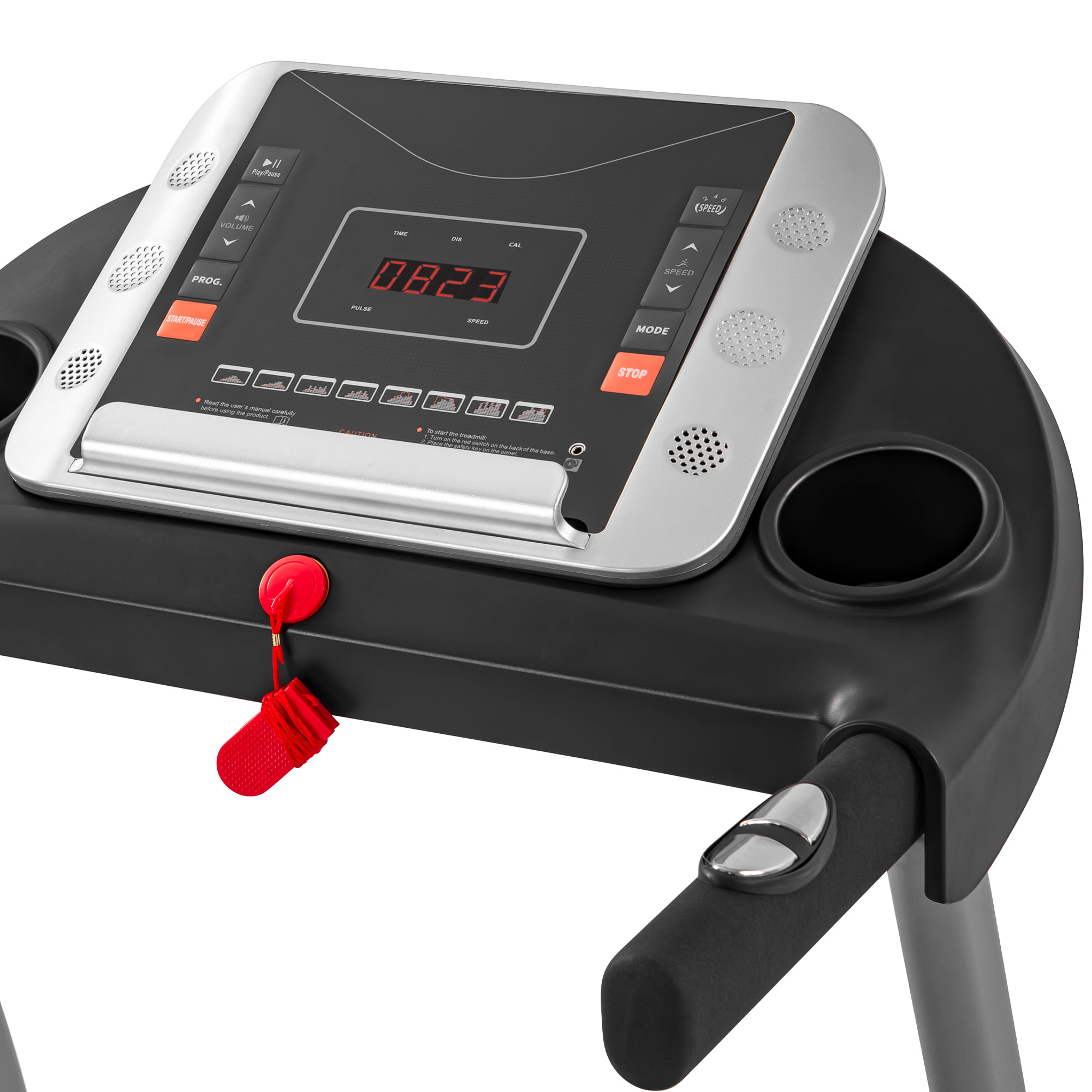 1.5HP Electric Running, Jogging & Walking Machine with Device Holder & Pulse Sensor