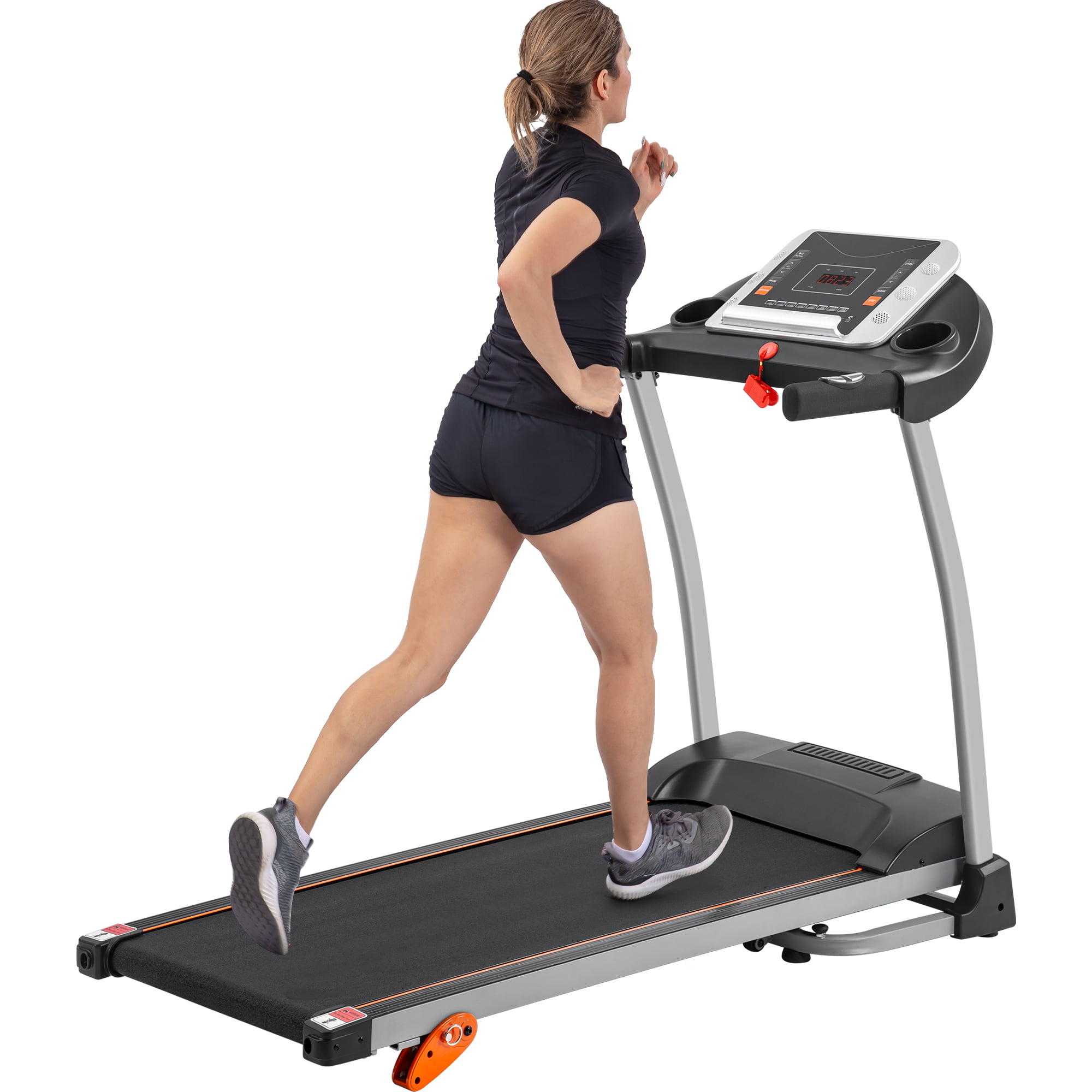 1.5HP Electric Running, Jogging & Walking Machine with Device Holder & Pulse Sensor