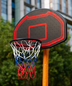 10ft Trampoline with Inner Safety Enclosure Net and Basketball Hoop