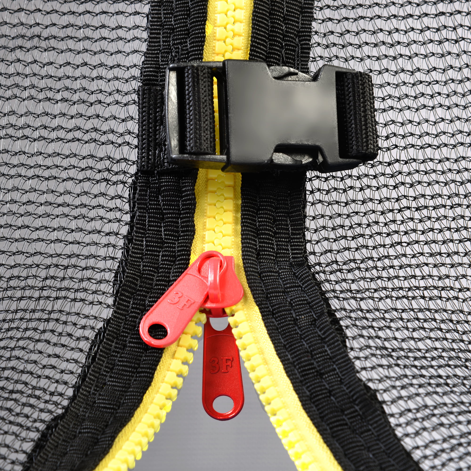 10ft Trampoline with Inner Safety Enclosure Net and Basketball Hoop