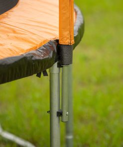 10ft Trampoline with Inner Safety Enclosure Net and Basketball Hoop