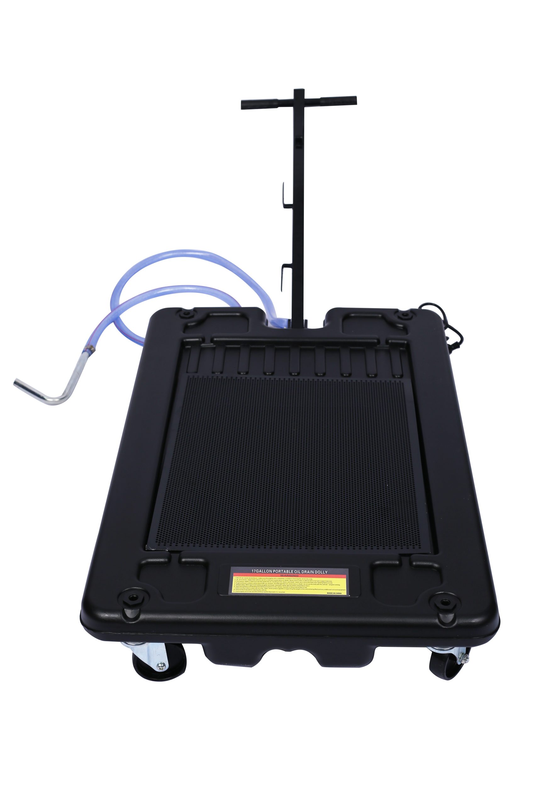 17 Gallon Low Profile Oil Drain, With Electric Pump