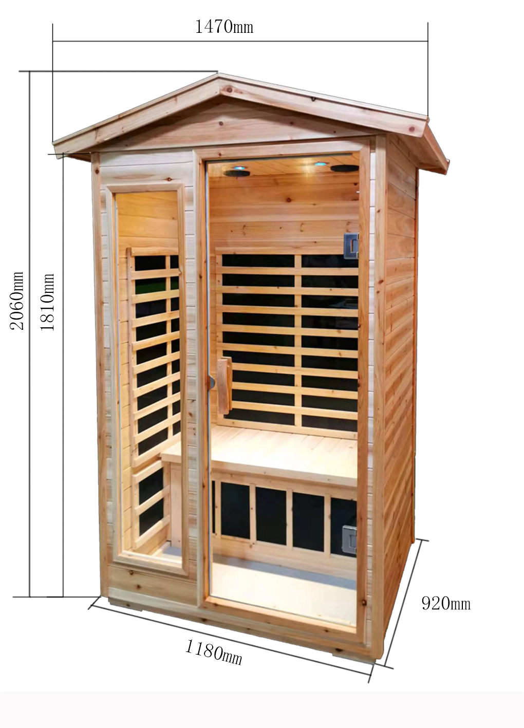 Outdoor Far Infrared Sauna Room