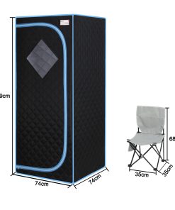 Full Body Far Infrared Sauna Tent, Black