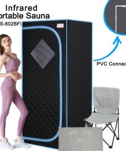 Full Body Far Infrared Sauna Tent, Black