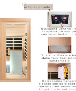LT-906 Far One Person Infrared Sauna Room