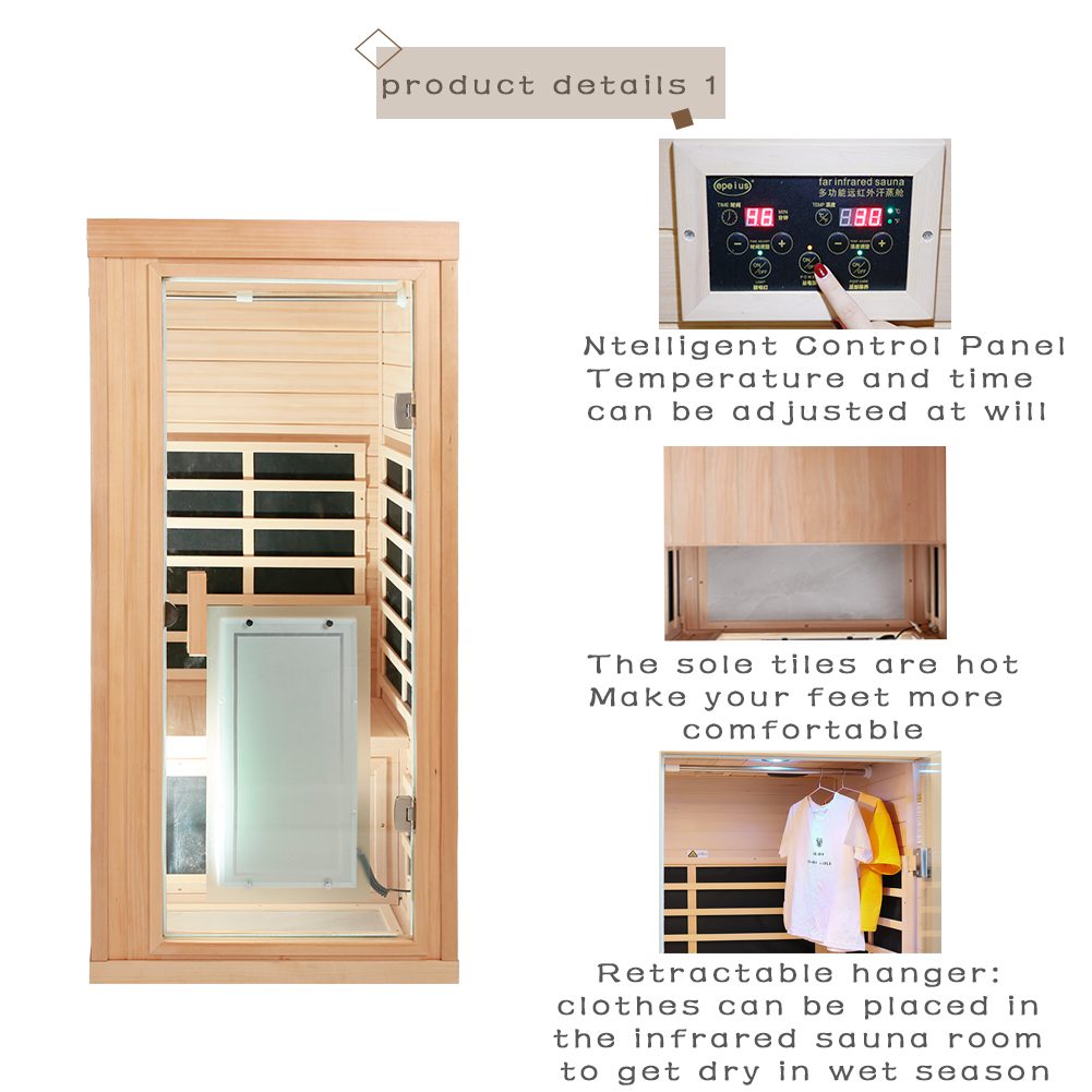 LT-906 Far One Person Infrared Sauna Room