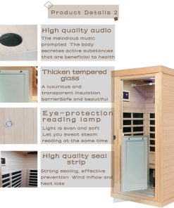 LT-906 Far One Person Infrared Sauna Room