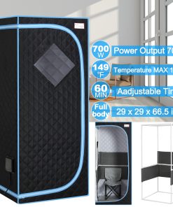 Full Body Far Infrared Sauna Tent, Black