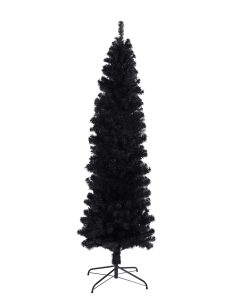 7.5ft Slim Artificial Christmas Tree Includes Foldable Metal Stand