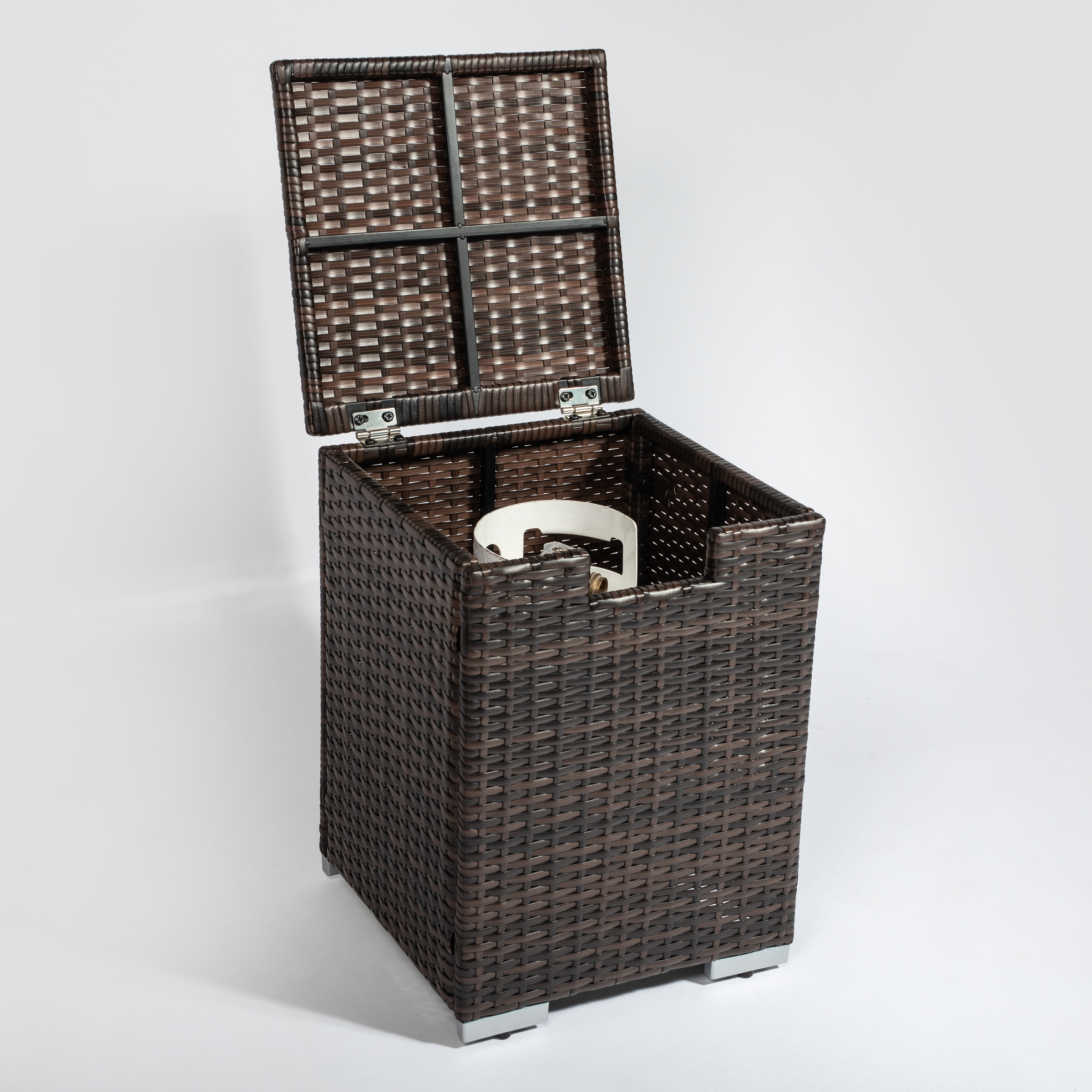 Outdoor Wicker Gas Cylinder Cover - Image 4