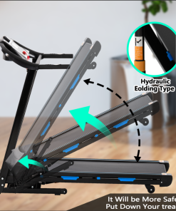 Foldable 3.25HP Workout Running Machine Walking