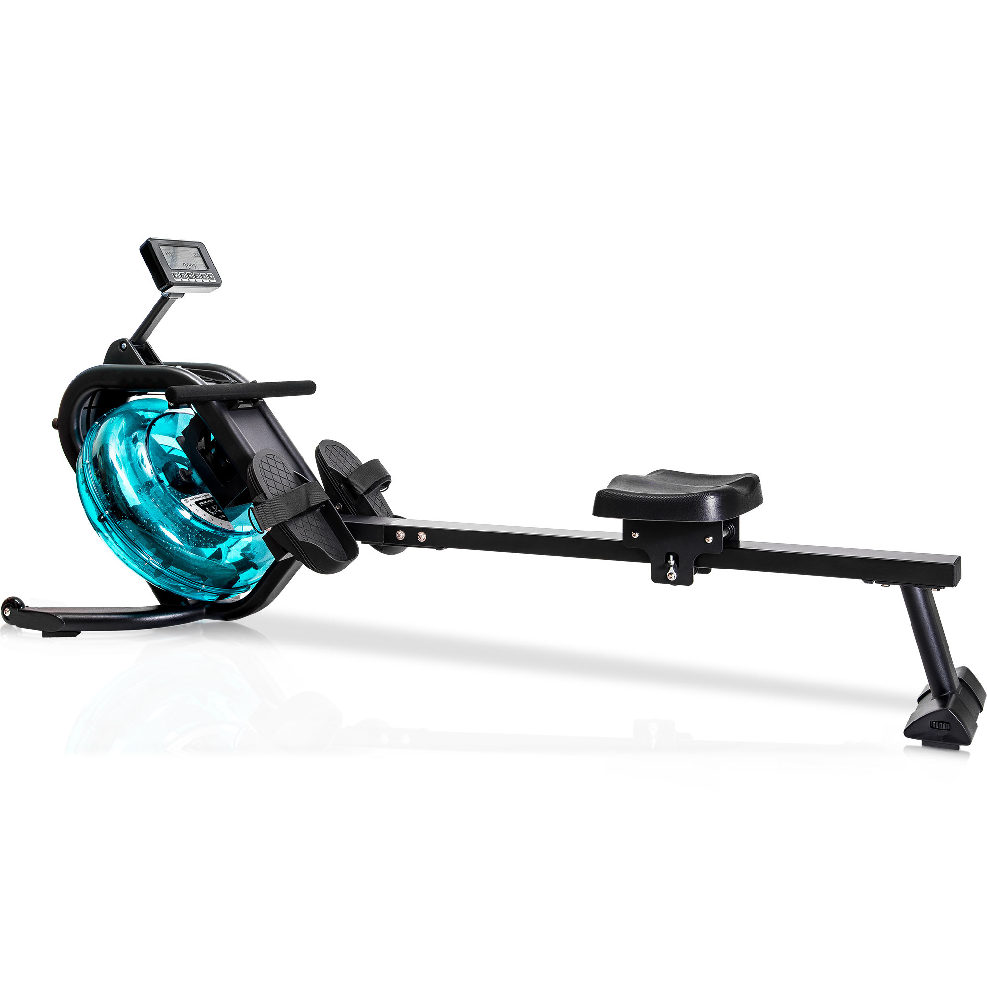 Water Rowing Machine Rower With LCD Monitor