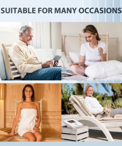 S-Shape Canadian Natural Wood Hemlock Sauna Backrest