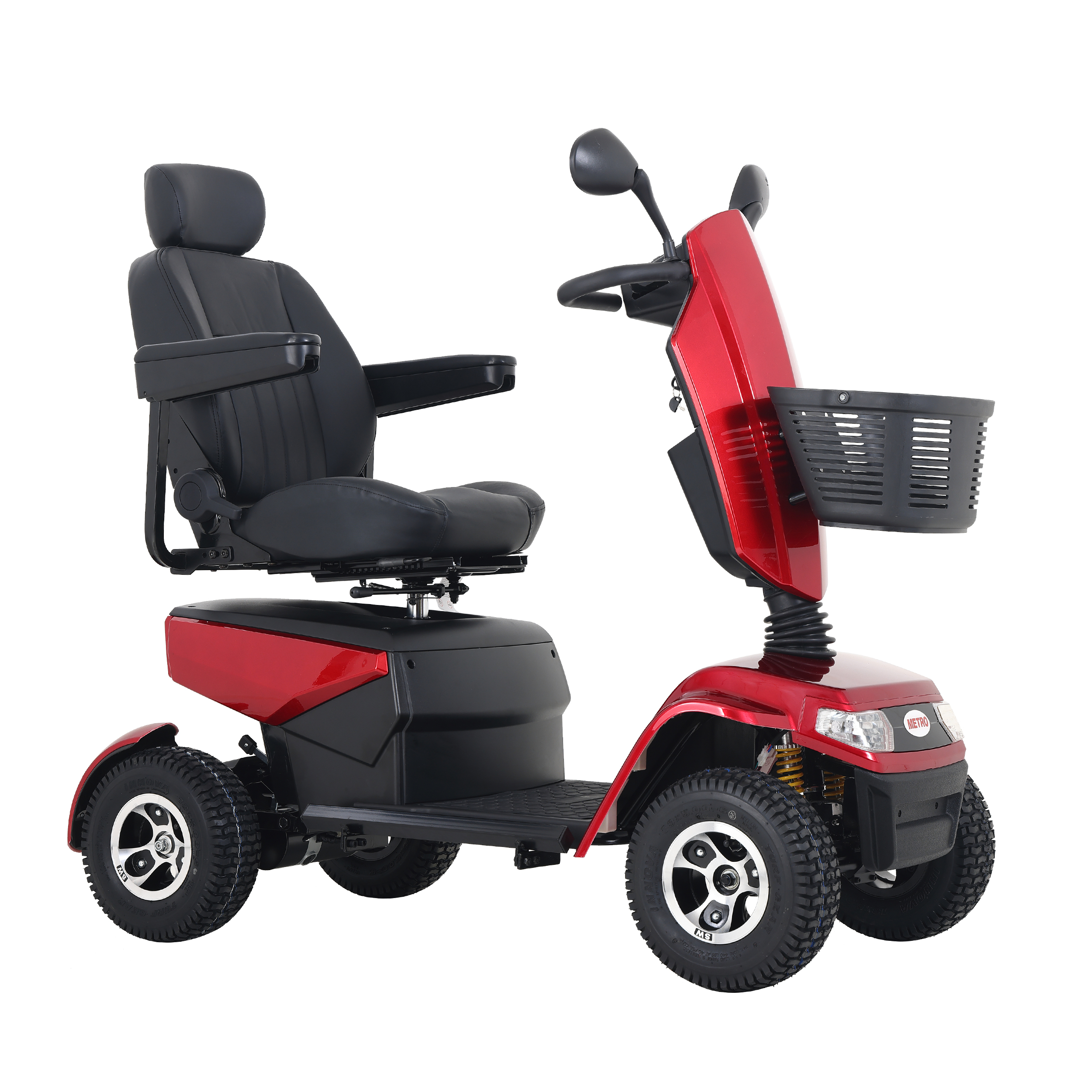 MetroMobility USA S800-RED Heavy Duty Mobility Scooter