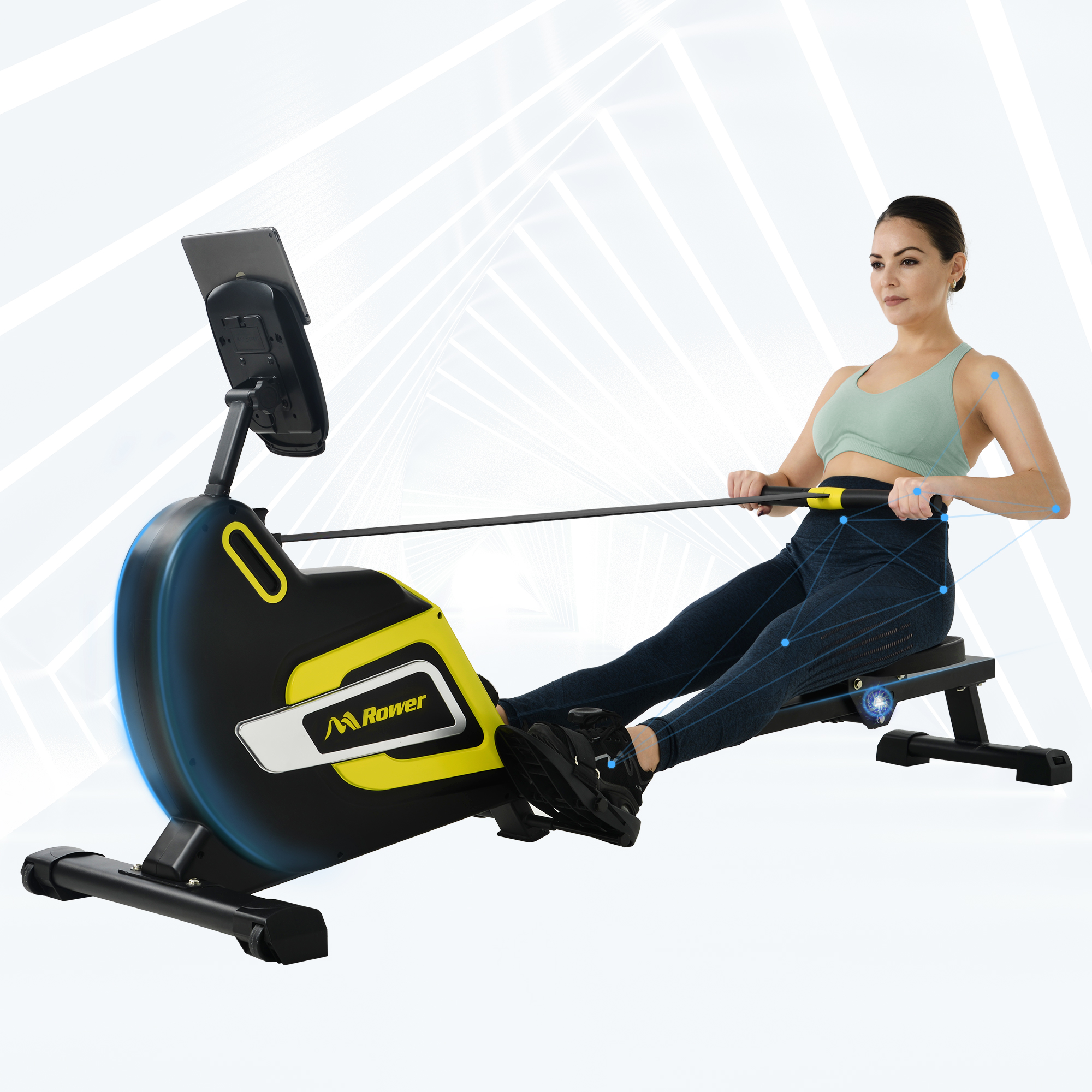 Folding Magnetic Rowing Machine