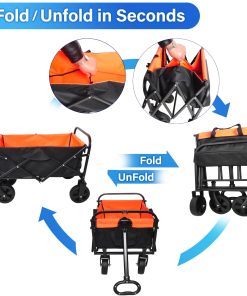 Folding Wagon Shopping Cart