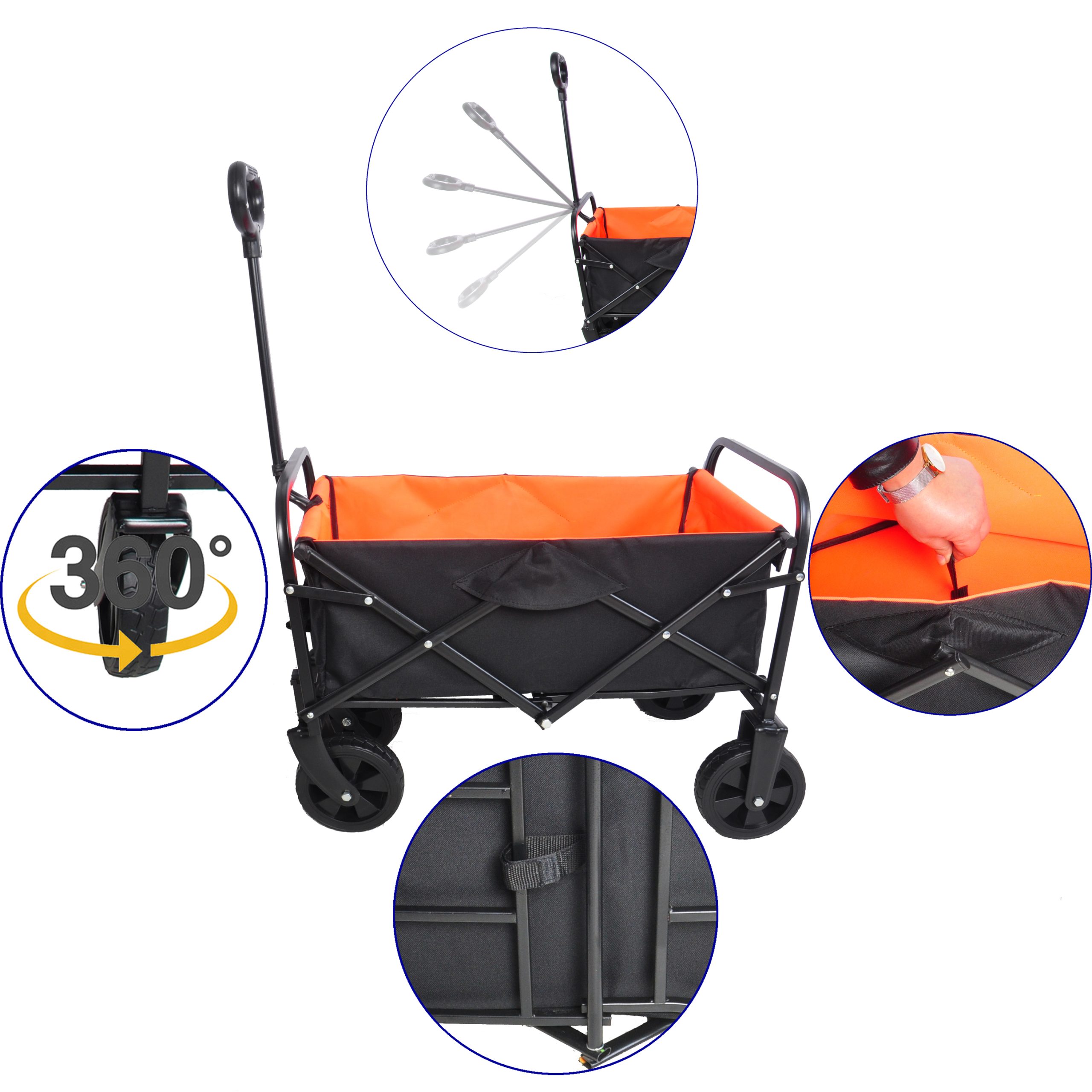 Folding Wagon Shopping Cart