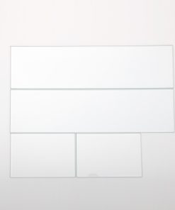 Rectangular Glass Windshield For Square Fire Table