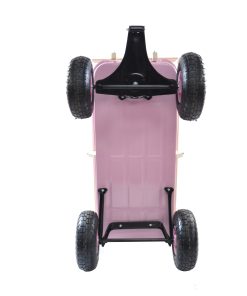 Outdoor All Terrain Wagon Cart with Wood Railing Air Tires