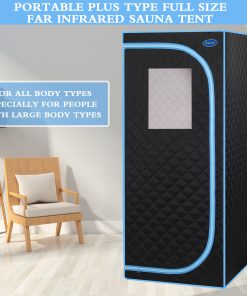 Portable Plus Type Full Size Far Infrared Sauna Tent