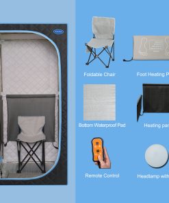 Portable Plus Type Full Size Far Infrared Sauna Tent