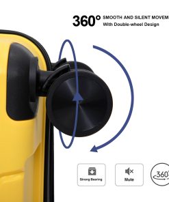 Spinner Wheels PP 3 Piece Luggage Sets