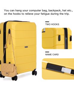 Spinner Wheels PP 3 Piece Luggage Sets