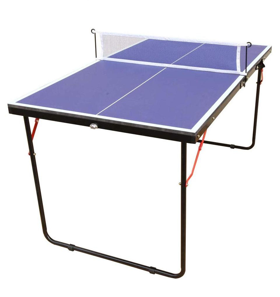 Midsize Foldable & Portable Ping Pong Table Set