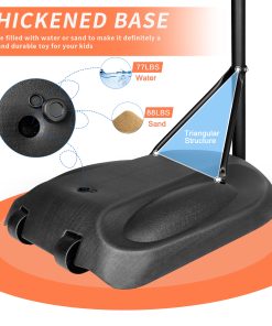 Portable Basketball Hoop System, 32 Inch Backboard