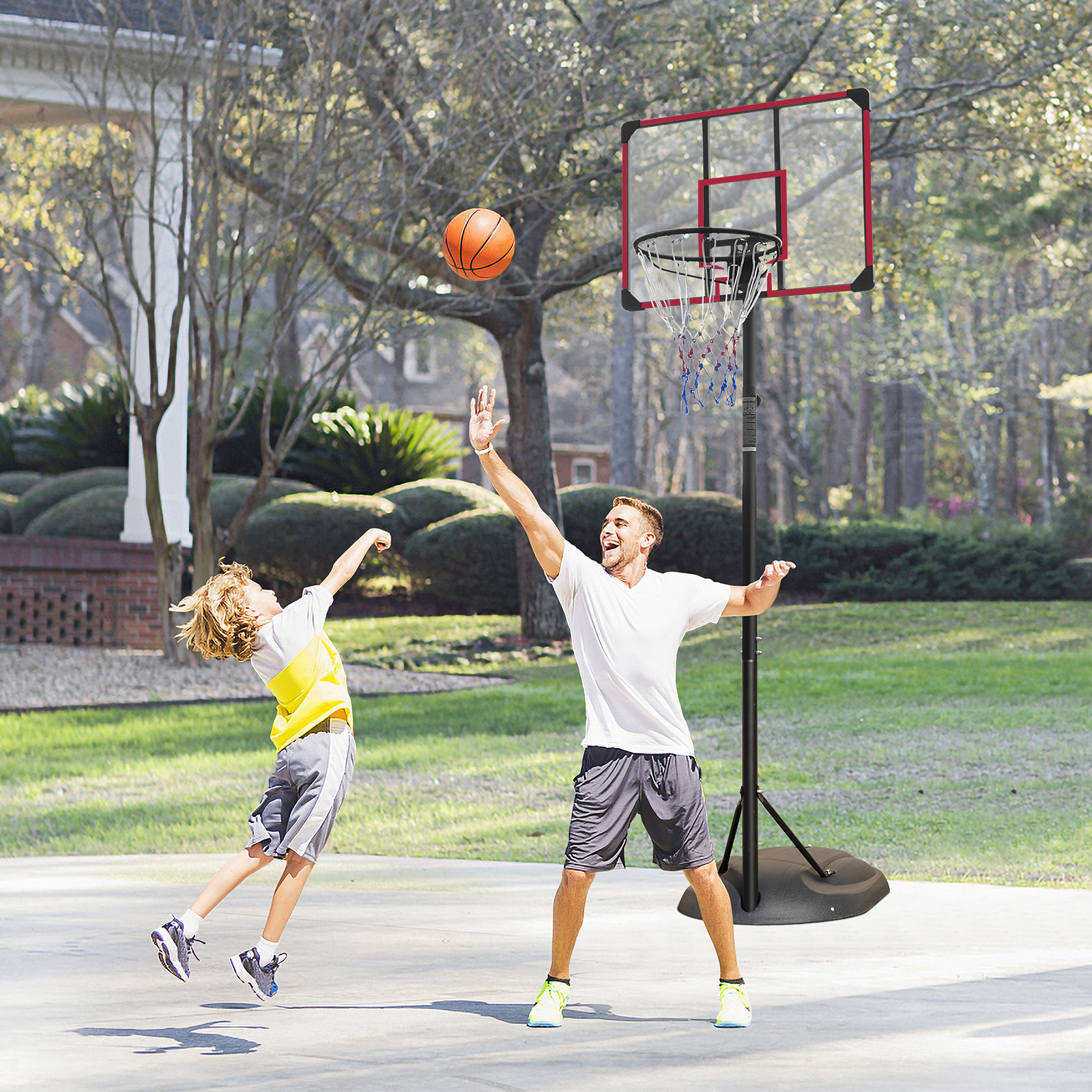 Portable Basketball Hoop System, 32 Inch Backboard