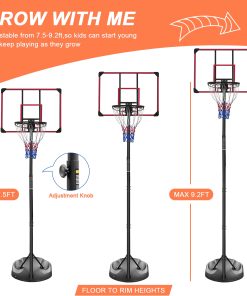 Portable Basketball Hoop System, 32 Inch Backboard