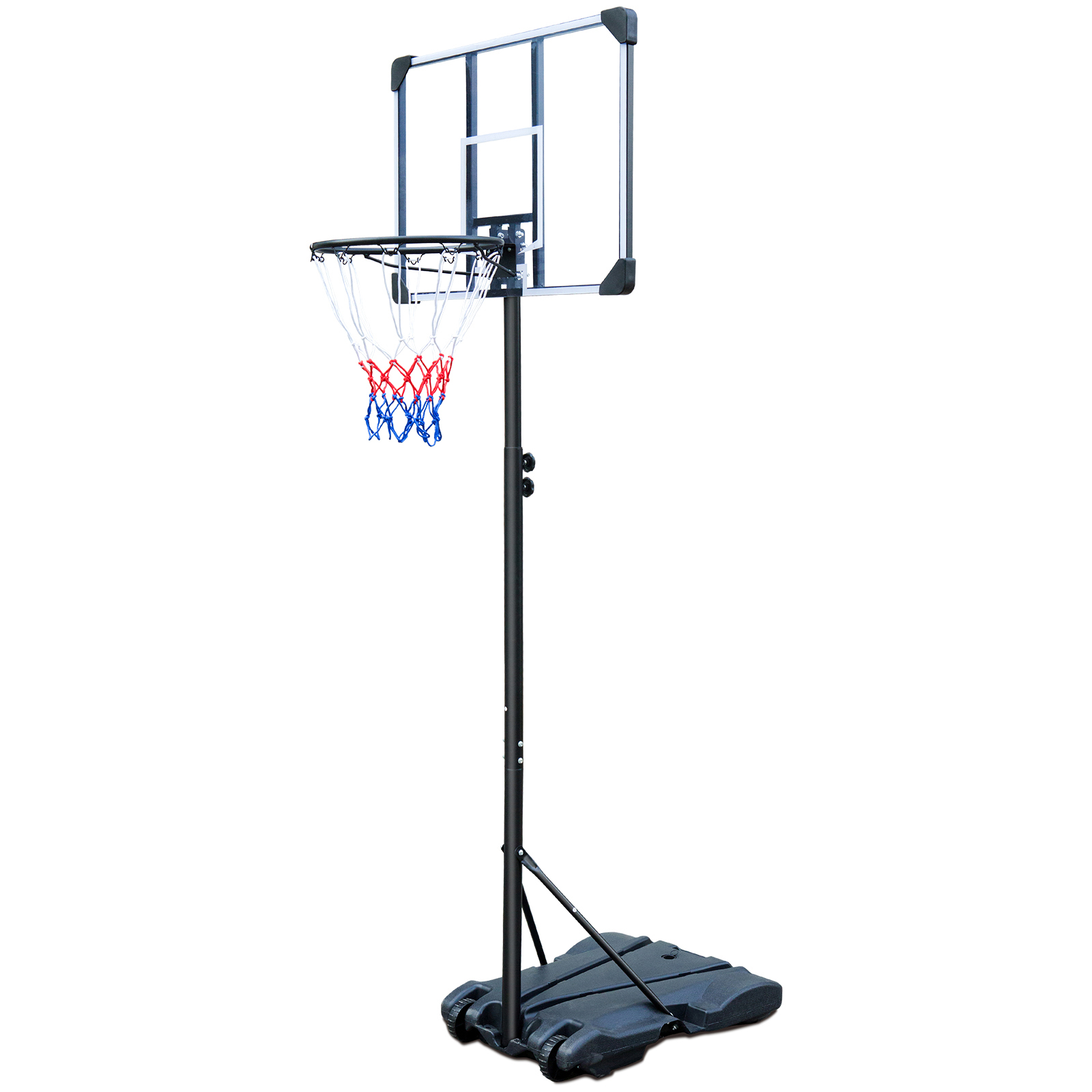 Portable Basketball Hoop Stand with Wheels for Youth