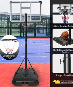 Outdoor Indoor Basketball Goal Game Play Set