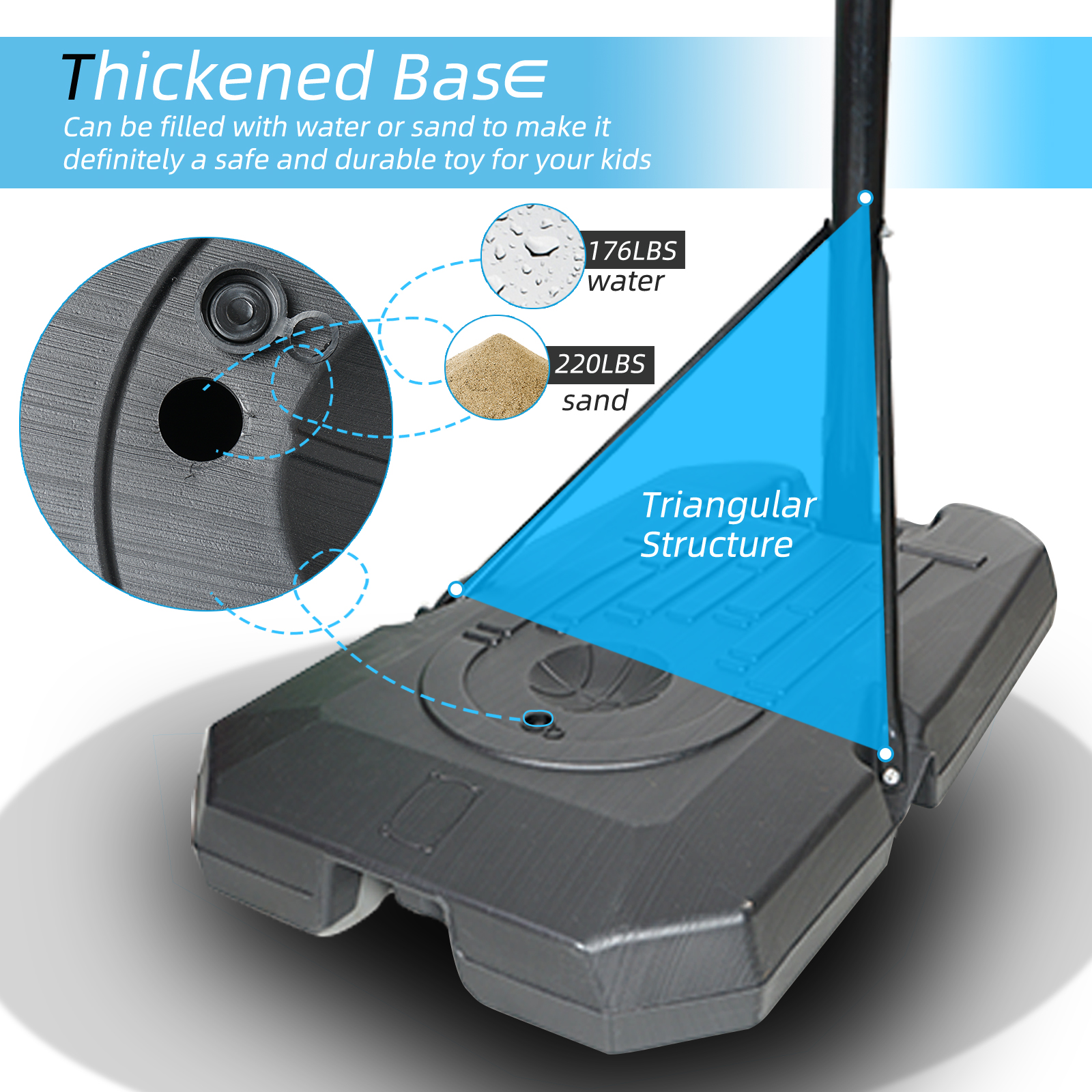 Outdoor Indoor Basketball Goal Game Play Set