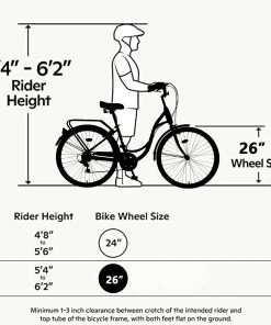 26Inch Ladies Bicycle, 7 Speed