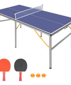 6ft Mid-Size Tennis Table Set