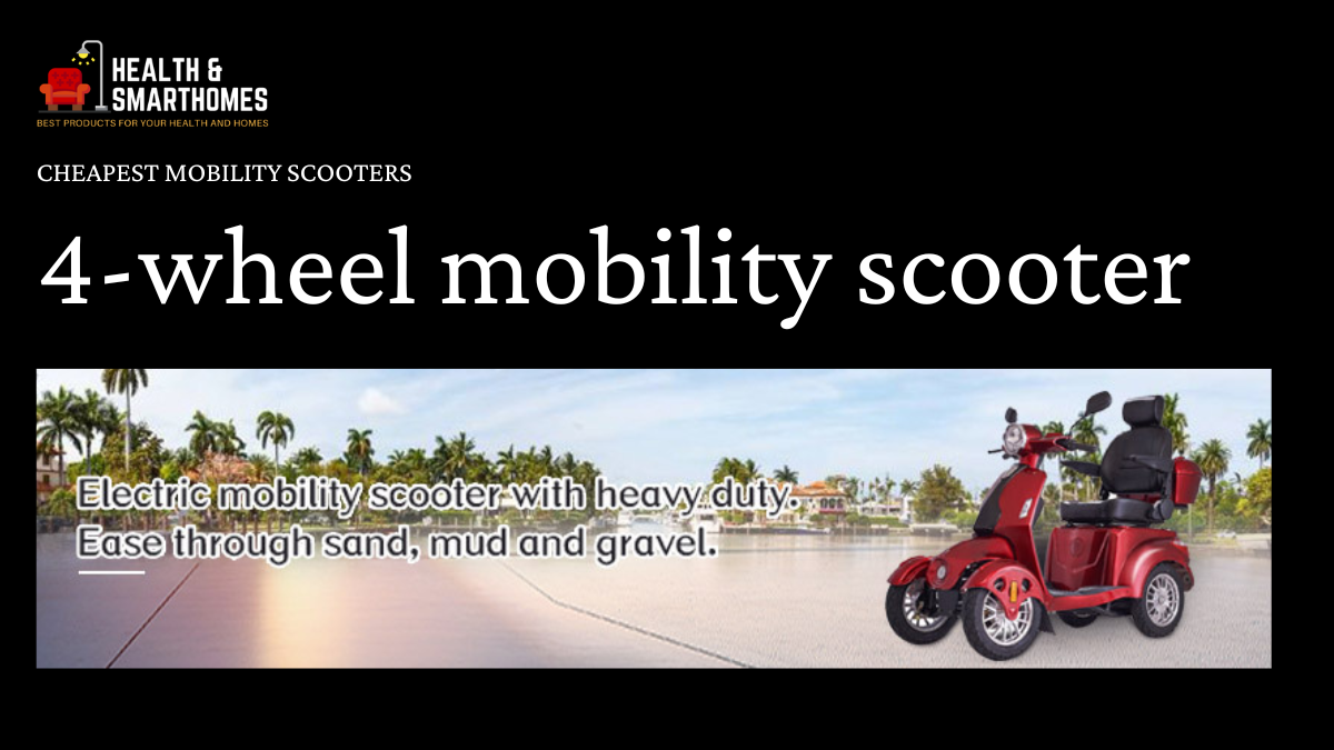 4 wheel mobility scooter for adults