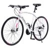 24 Speed Hybrid Bike, White