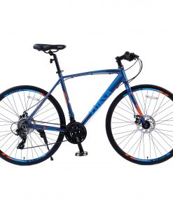 24 Speed Hybrid Bike, Blue