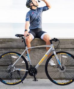 24 Speed Hybrid Bike, Sliver